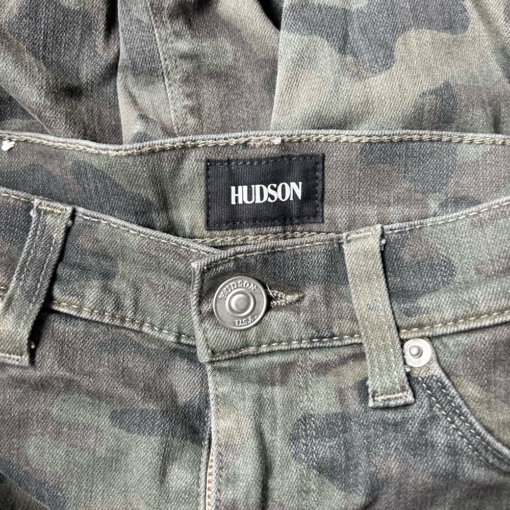 Hudson Jeans in Green Camouflage